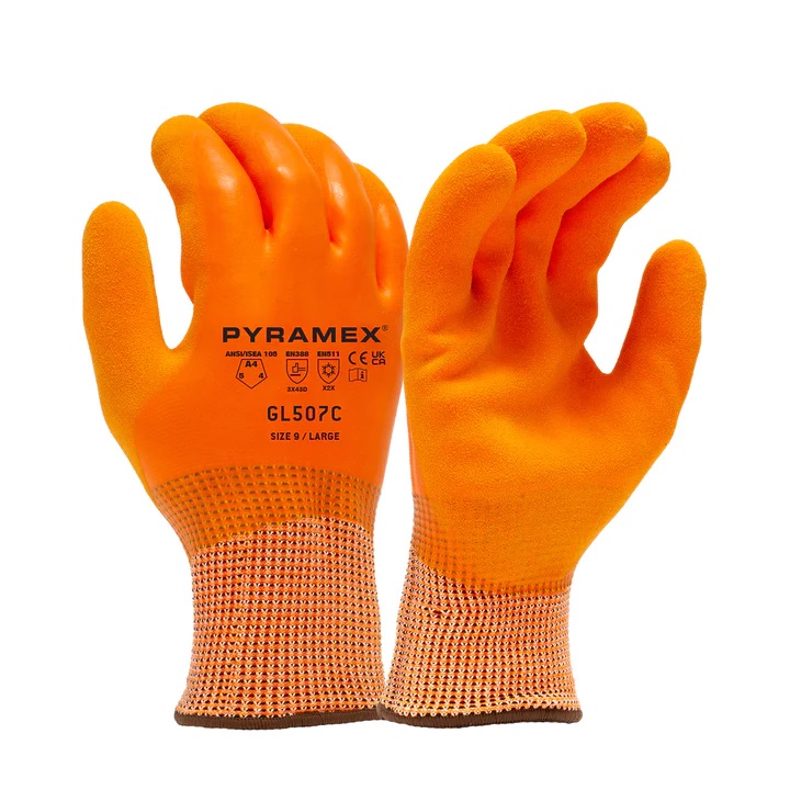 PYRAMEX INSULATED DOUBLE DIPPED LATEX - Cold-Resistant Gloves